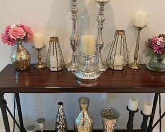 Pottery barn, west elm and other vases and candle holders.. ranging from $10-80 