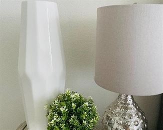 West elm white vase $40 (retail $90) 2 available. Like brand new! Original price marked