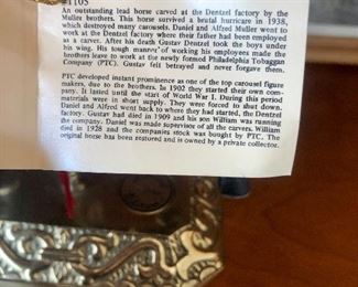 Rare “PJ’s Carousel Collection” Dentzel Style - American Flag & Eagle Made In VA