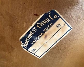 Mid-Century Dining Set Northwest Chair Co. Tacoma, Washington  