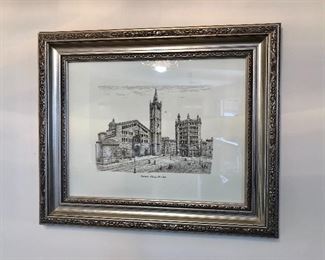 Framed Print, Parma Piazza Duomo