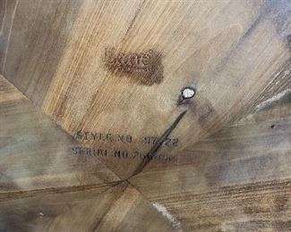 1960's Lane Mid-Century Accent Table Style No. 97 22 