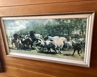 Rosa Bonheur "The Horse Fair" Framed Art 