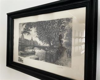 Signed and Framed Print 