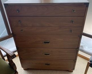 Drexel Campaigner 6 Drawer Chest 