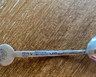 Vintage Collectible Sterling Silver Spoons 