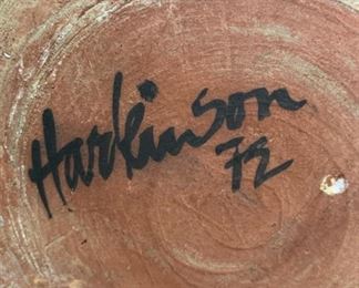 Signed Gordon Harkinson Pottery 