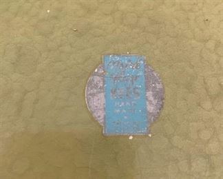 Kyes Moire Glaze Metal Serving Tray 