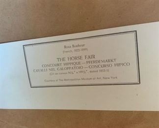 Rosa Bonheur "The Horse Fair" Framed Art 