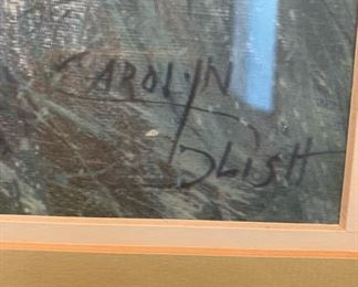 Carolyn Blish "Path to the Sea" Signed Framed Print 