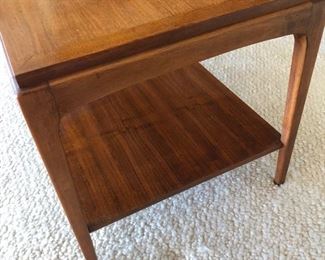 1960's Lane Rhythm Side End Table Walnut MCM Mid Century Danish Modern