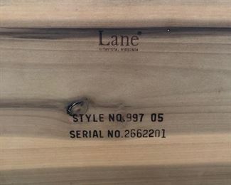 1960's Lane Rhythm Side End Table Walnut MCM Mid Century Danish Modern