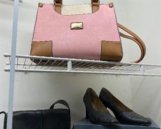 Designer handbags and shoes + Beautiful designer women’s clothes