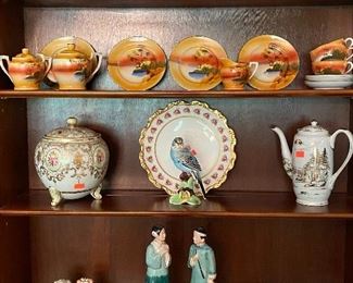 Vintage antique Japanese porcelain Staffordshire etc.
