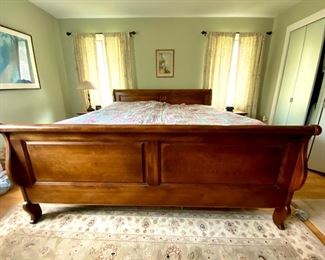 Large  Lovely Sleigh Bed