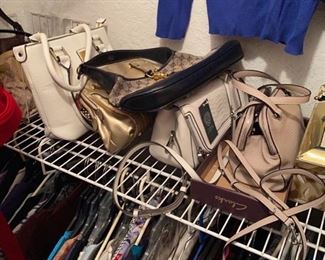Great variety of purses including coach and Chanel