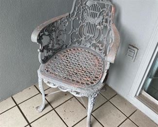 Aluminum patio chair