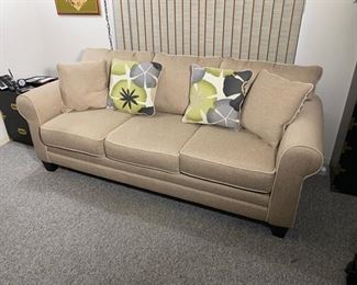 Fabric beige couch