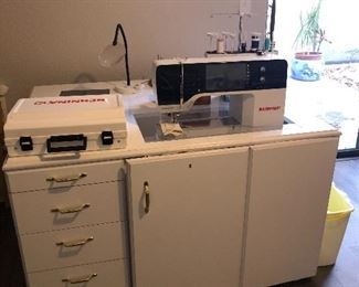 Bernina 780 with BSR.  Cabinet will be priced separately