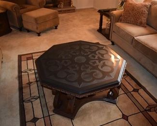 Drexel Coffee Table with Slate Top