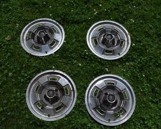 Vintage Plymouth Hubcaps