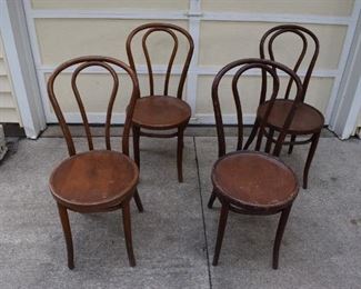 Antique Ice Cream Parlor Chairs