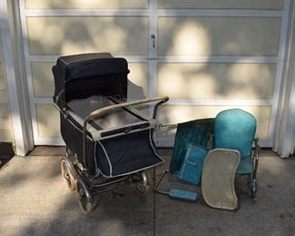 Vintage Stroller and Convertible Set