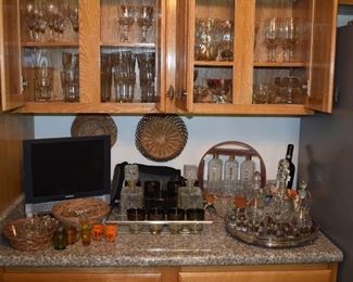 Vintage Barware and Glasses