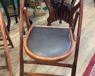 3 San Antonio Folding Chairs Cir 1940s