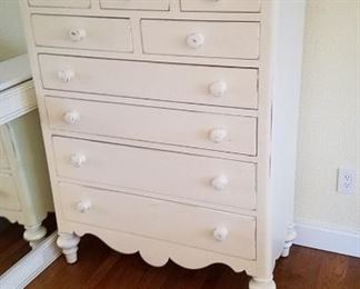 Lexington White painted chest of drawers