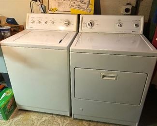 Kenmore washer and dryer