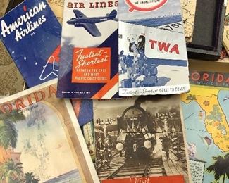 Just found a whole box of 1933 1934 Century of Progress paper brochures - everything from Airline routes to Sinclair Oil to railroads to home economics, tickets packets, menus, state exhibits, etc. all in great condition!