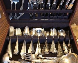 vintage silverplate service