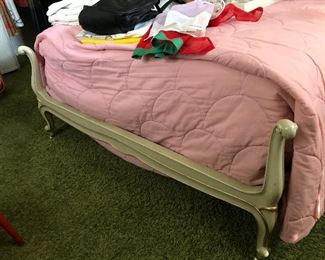 vintage Drexel Touraine French Provincial full bed frame