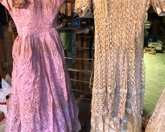 vintage 1950s lace dresses