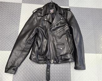 allstate leather biker jacket