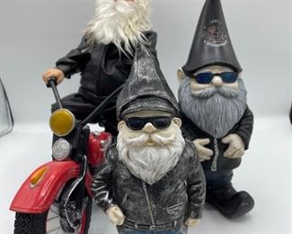 Biker Gnomes and Santa