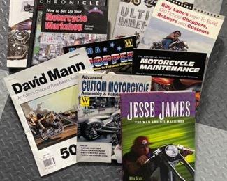 Collection of Motorcycle Books