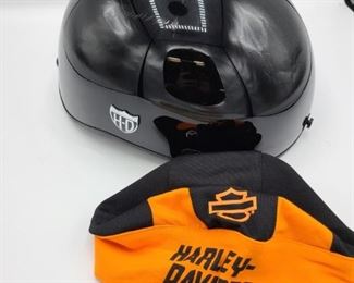 Harley Davidson Helmet and Durag
