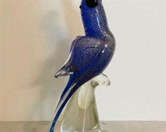 Murano Glass Cockatoo Bird