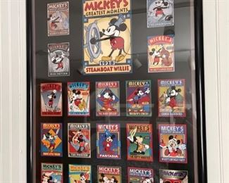 Framed Disney Mickey Mouse Poster