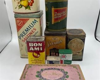 Vintage and Antique Tins