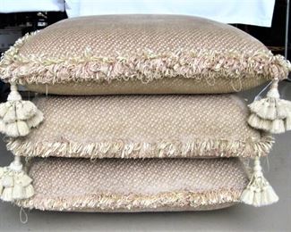 I OF 2 PILLOW OTTOMANS