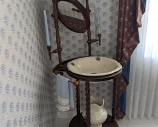 Reproduction Wash Stand with Wash Bowl and Pitcher $  175. 