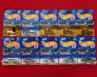Hot Wheels No. 110, 115, 117x3, 219, 229, 240x2, 249