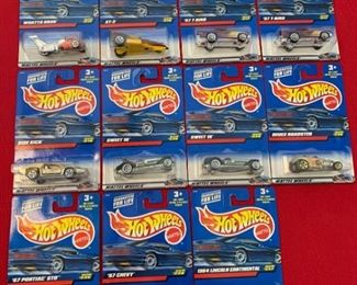 Hot Wheels No. 213, 215, 217x2, 219, 220x2, 226, 228, 237, 238