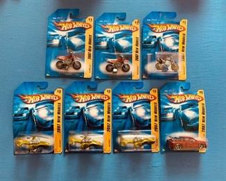 Hot Wheels “2007 New Models” no. 11 x3, no. 13 x3, no. 20