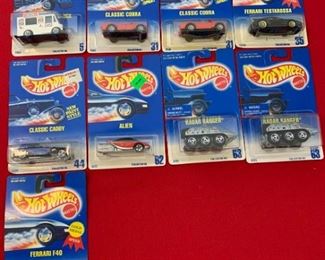 Hot Wheels No. 5, 31x2, 35, 44, 62, 63x2, 69