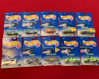 Hot Wheels No. 182x2, 185, 187x2, 188x2, 194, 198x2