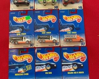 Hot Wheels No. 140, 143, 145, 147x3, 164, 171, 172